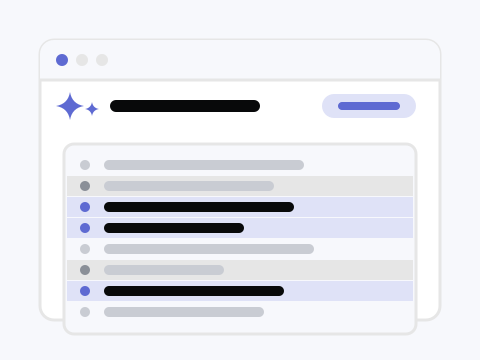 A sparkle beside an issue title above a diff panel of added and removed lines